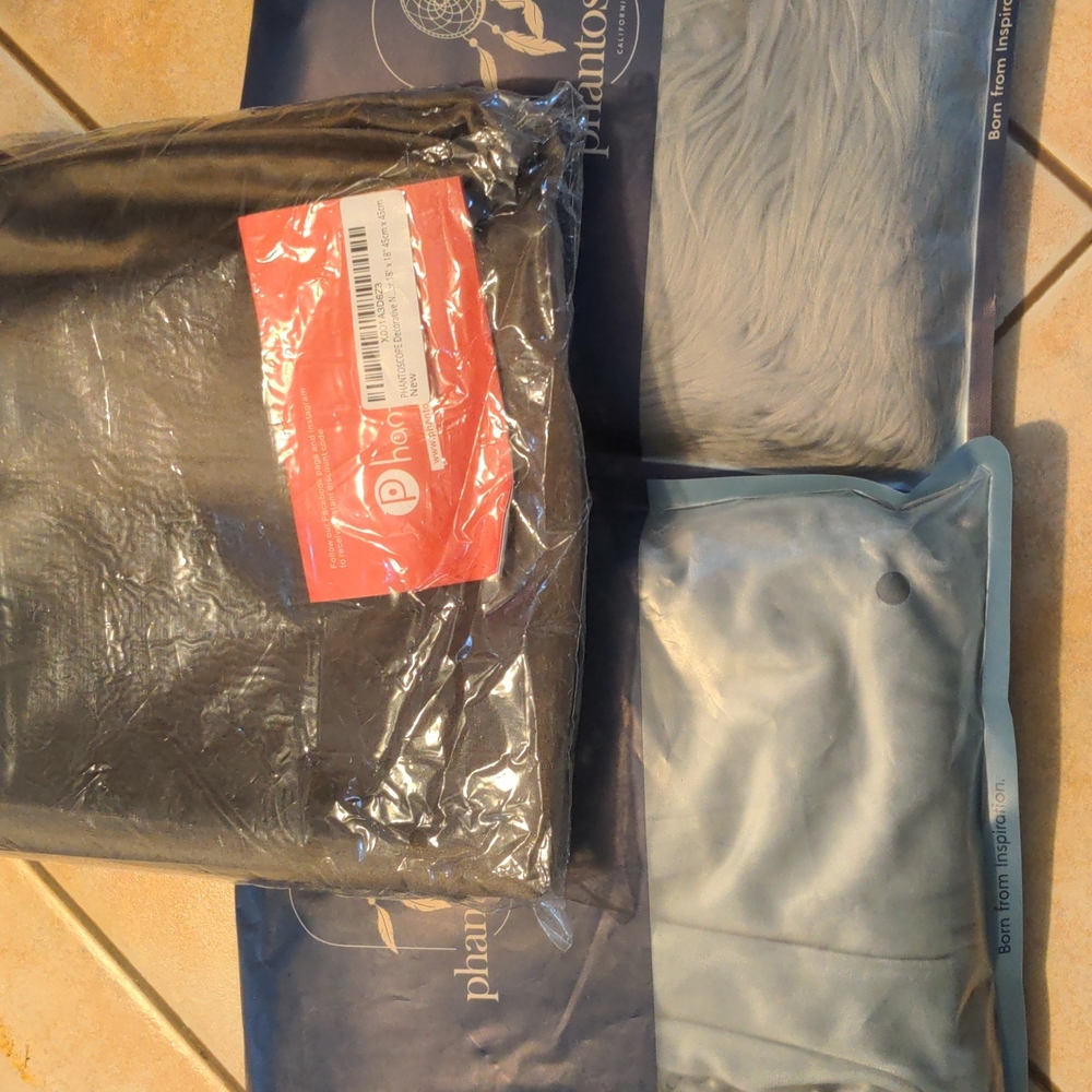 3 misc 18"x18" pillow covers phantoscope